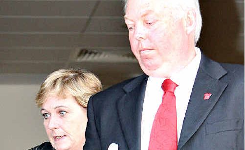 At the inquest today Denise and Bruce Morcombe will hear about evidence examined by police. At the inquest today Denise and Bruce Morcombe will hear about evidence examined by police.
